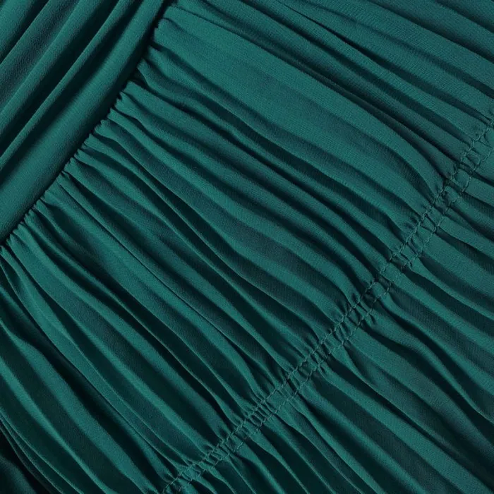 Dresses Woman SelfPortrait Deep Green Chiffon Midi Dress Dresses Woman SelfPortrait Deep Green Chiffon Midi Dress
