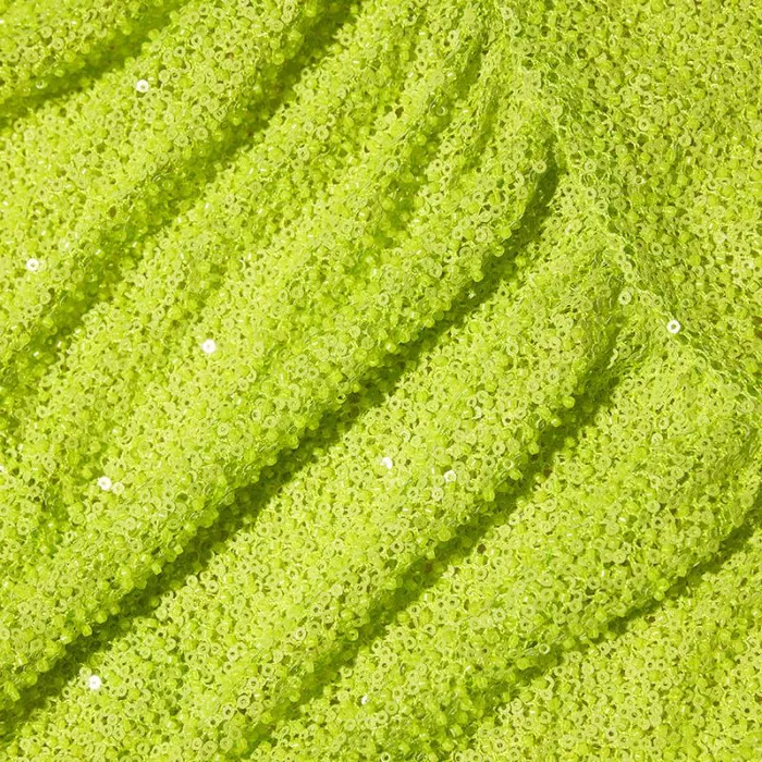 Dresses Woman SelfPortrait Green Beaded Midi Dress Dresses Woman SelfPortrait Green Beaded Midi Dress