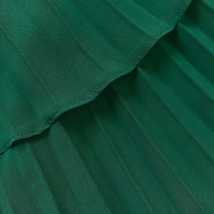 Dresses Woman SelfPortrait Green Cord Lace Tiered Midi Dress Dresses Woman SelfPortrait Green Cord Lace Tiered Midi Dress