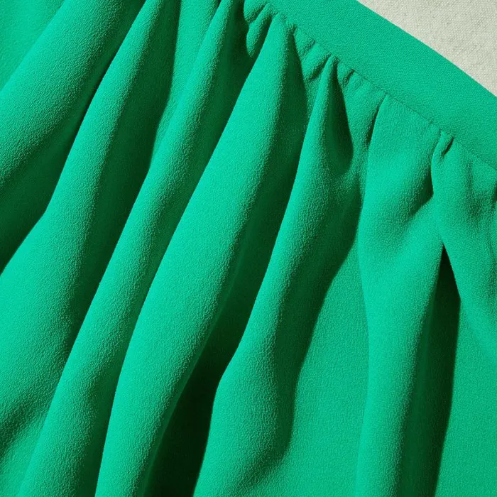 Dresses Woman SelfPortrait Green Crepe Midi Dress Dresses Woman SelfPortrait Green Crepe Midi Dress