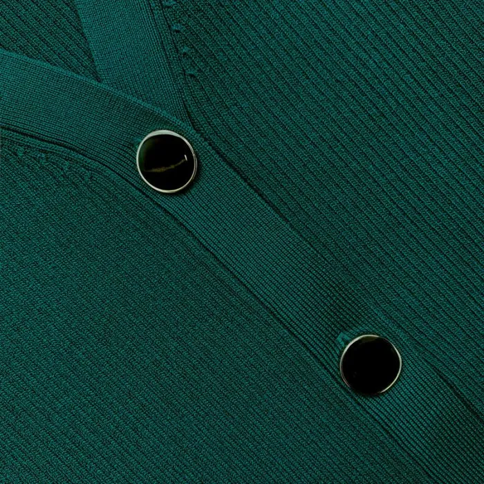 Dresses Woman SelfPortrait Green Viscose Knit Midi Dress Dresses Woman SelfPortrait Green Viscose Knit Midi Dress