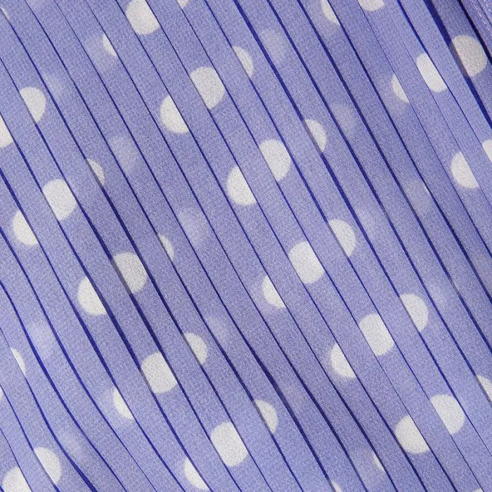 Dresses Woman SelfPortrait Lilac Polka Print Chiffon Midi Dress Dresses Woman SelfPortrait Lilac Polka Print Chiffon Midi Dress