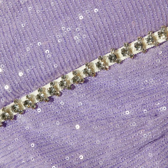 Dresses Woman SelfPortrait Lilac Sequin Midi Dress Dresses Woman SelfPortrait Lilac Sequin Midi Dress