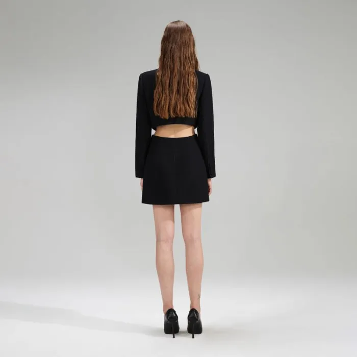 Dresses Woman SelfPortrait Metallic Boucl Tailored Mini Dress Dresses Woman SelfPortrait Metallic Boucl Tailored Mini Dress