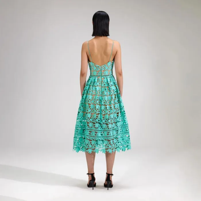 Dresses Woman SelfPortrait Mint Chiffon Tiered Maxi Dress Dresses Woman SelfPortrait Mint Chiffon Tiered Maxi Dress