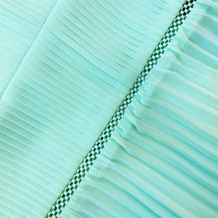 Dresses Woman SelfPortrait Mint Chiffon Tiered Maxi Dress Dresses Woman SelfPortrait Mint Chiffon Tiered Maxi Dress
