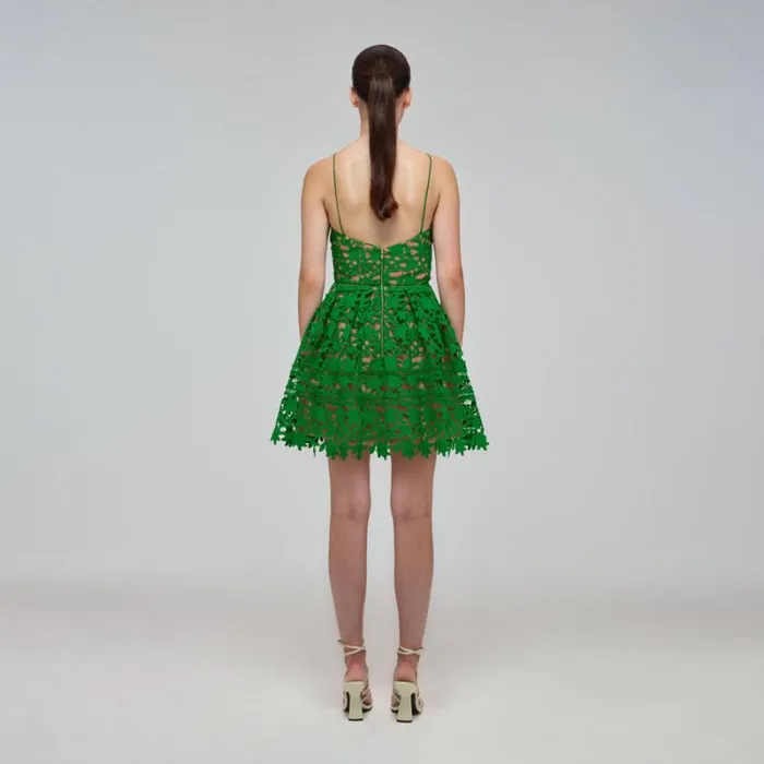 Dresses Woman SelfPortrait Mint Midi Azaelea Dress Dresses Woman SelfPortrait Mint Midi Azaelea Dress