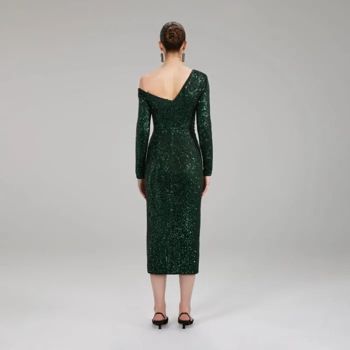 Dresses Woman SelfPortrait Navy Rhinestone Midi Dress Dresses Woman SelfPortrait Navy Rhinestone Midi Dress