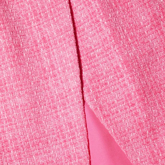 Dresses Woman SelfPortrait Pink Boucle Diamante Detail Mini Dress Dresses Woman SelfPortrait Pink Boucle Diamante Detail Mini Dress
