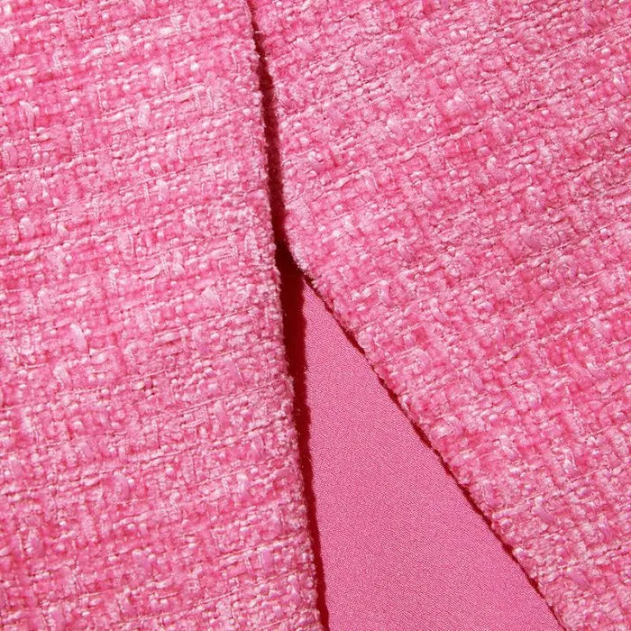 Dresses Woman SelfPortrait Pink Boucle VNeck Mini Dress Dresses Woman SelfPortrait Pink Boucle VNeck Mini Dress