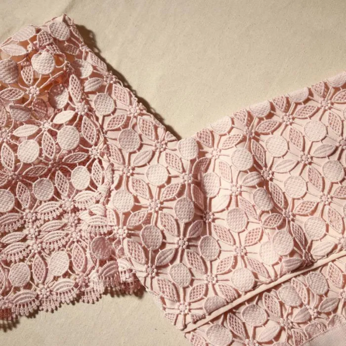 Dresses Woman SelfPortrait Pink Petal Lace Mini Dress Dresses Woman SelfPortrait Pink Petal Lace Mini Dress