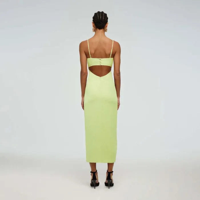 Dresses Woman SelfPortrait Pink Stretch Crepe Midi Ruched Dress Dresses Woman SelfPortrait Pink Stretch Crepe Midi Ruched Dress