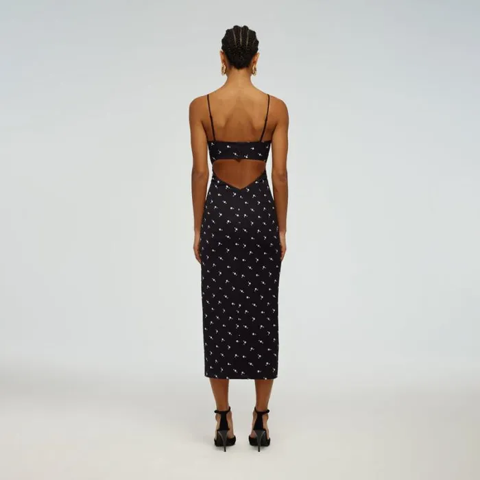 Dresses Woman SelfPortrait Pink Stretch Crepe Midi Ruched Dress Dresses Woman SelfPortrait Pink Stretch Crepe Midi Ruched Dress