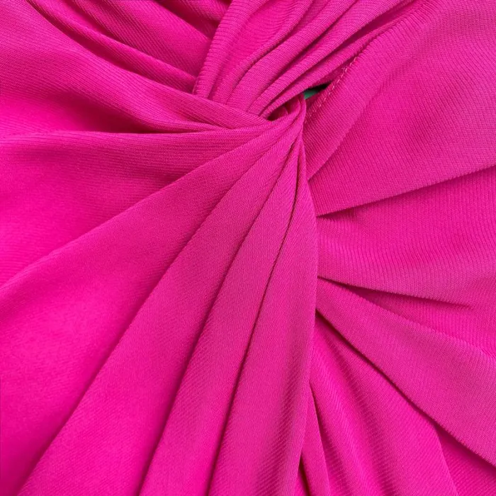 Dresses Woman SelfPortrait Pink Stretch Crepe Midi Ruched Dress Dresses Woman SelfPortrait Pink Stretch Crepe Midi Ruched Dress