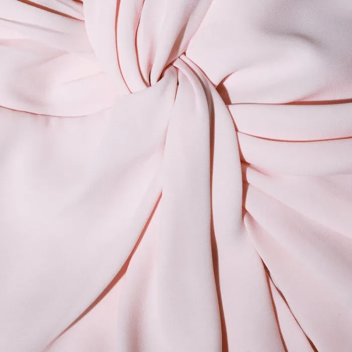 Dresses Woman SelfPortrait Pink Stretch Crepe Ruched Mini Dress Dresses Woman SelfPortrait Pink Stretch Crepe Ruched Mini Dress