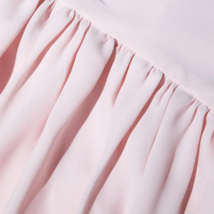 Dresses Woman SelfPortrait Pink Stretch Crepe Ruched Mini Dress Dresses Woman SelfPortrait Pink Stretch Crepe Ruched Mini Dress