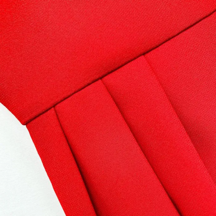 Dresses Woman SelfPortrait Red Crepe Bow Midi Dress Dresses Woman SelfPortrait Red Crepe Bow Midi Dress