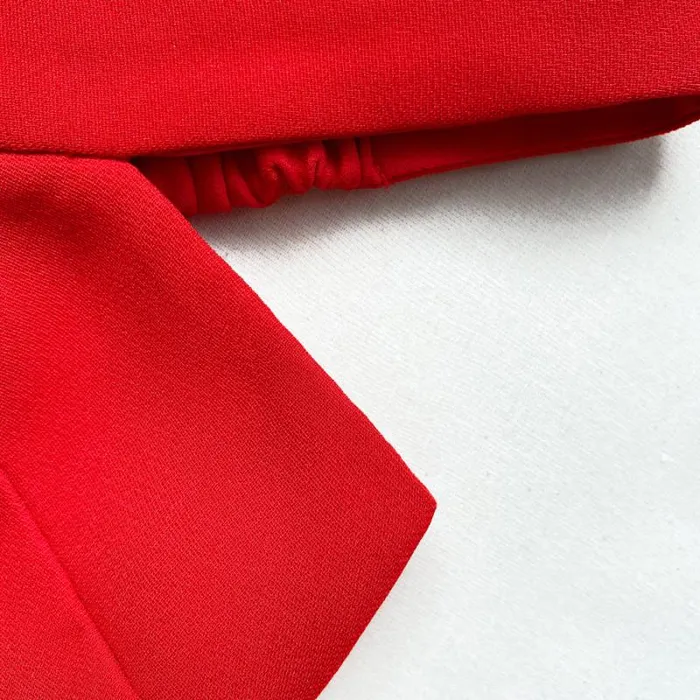 Dresses Woman SelfPortrait Red Heavy Crepe Bow Mini Dress Dresses Woman SelfPortrait Red Heavy Crepe Bow Mini Dress