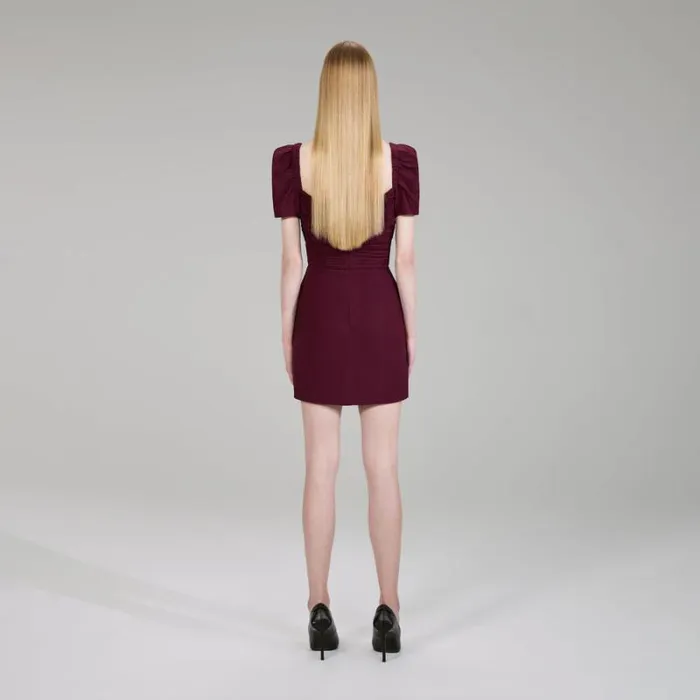 Dresses Woman SelfPortrait Red Iris Midi Dress Dresses Woman SelfPortrait Red Iris Midi Dress