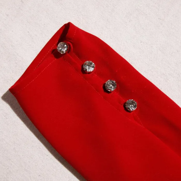 Dresses Woman SelfPortrait Red Stretch Crepe Twisted Collar Mini Dress Dresses Woman SelfPortrait Red Stretch Crepe Twisted Collar Mini Dress