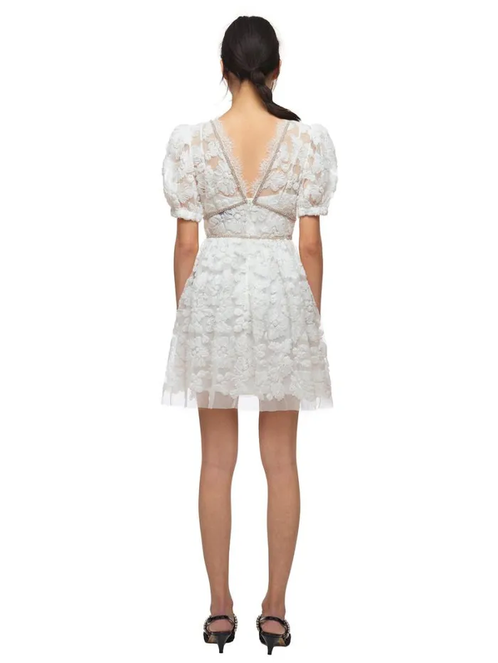 Dresses Woman SelfPortrait Ribbon Lace Mini Dress Dresses Woman SelfPortrait Ribbon Lace Mini Dress