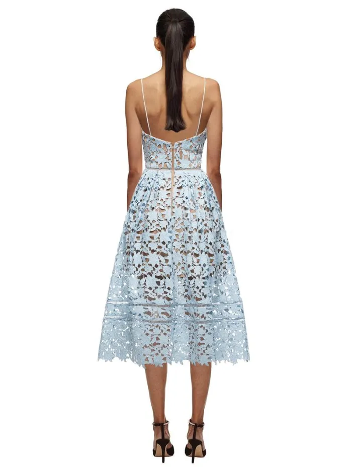 Dresses Woman SelfPortrait Spearmint Azaelea Midi Dress Dresses Woman SelfPortrait Spearmint Azaelea Midi Dress