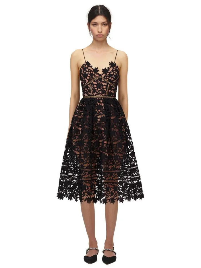 Dresses Woman SelfPortrait Spearmint Azaelea Midi Dress Dresses Woman SelfPortrait Spearmint Azaelea Midi Dress