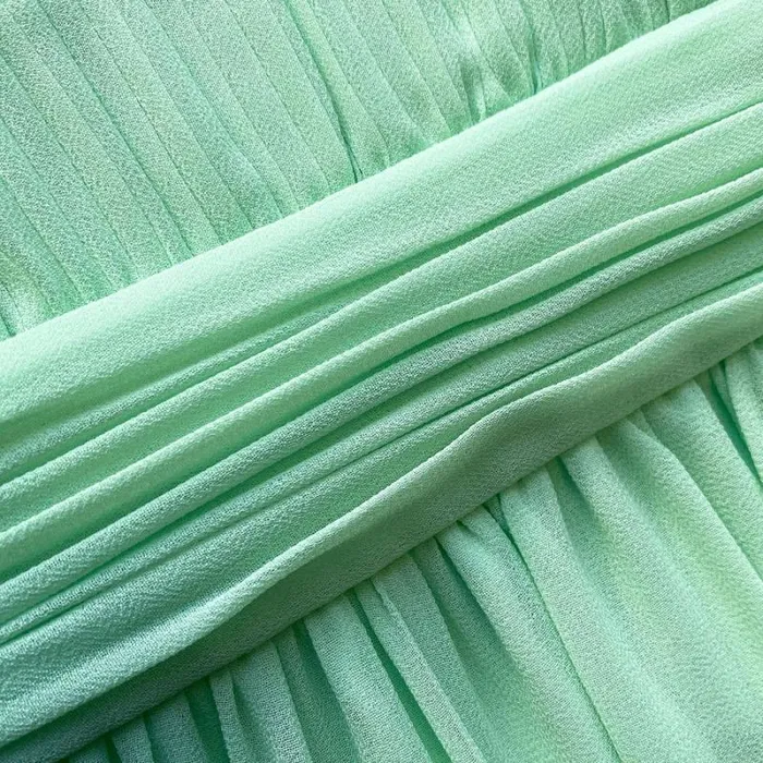 Dresses Woman SelfPortrait Spearmint Chiffon Midi Dress Dresses Woman SelfPortrait Spearmint Chiffon Midi Dress