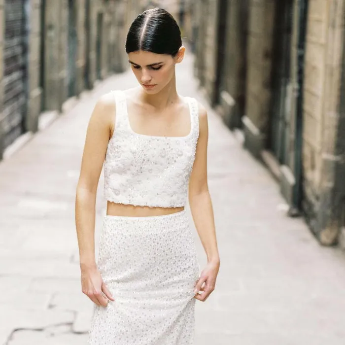 Dresses Woman SelfPortrait White Beaded Sequin Maxi Cape Dresses Woman SelfPortrait White Beaded Sequin Maxi Cape