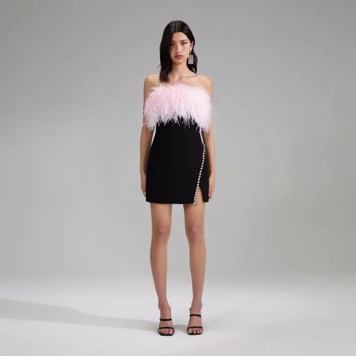 Dresses Woman SelfPortrait White Crepe Bow Mini Dress Dresses Woman SelfPortrait White Crepe Bow Mini Dress
