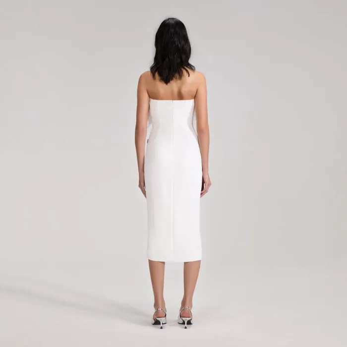 Dresses Woman SelfPortrait White Feather Mini Dress Dresses Woman SelfPortrait White Feather Mini Dress