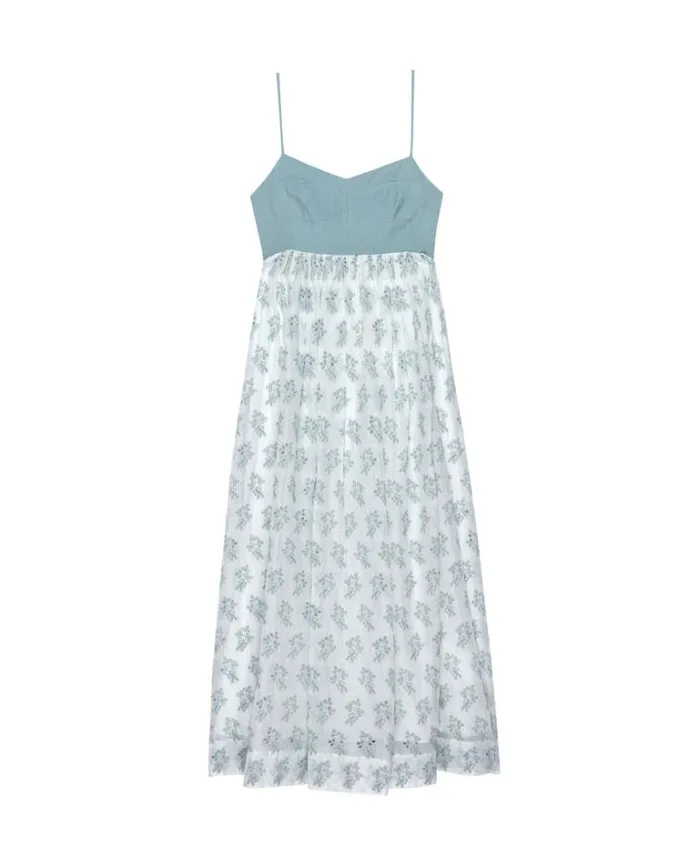 Dresses Women039s The Great The Camelia Dress Crystal Blue