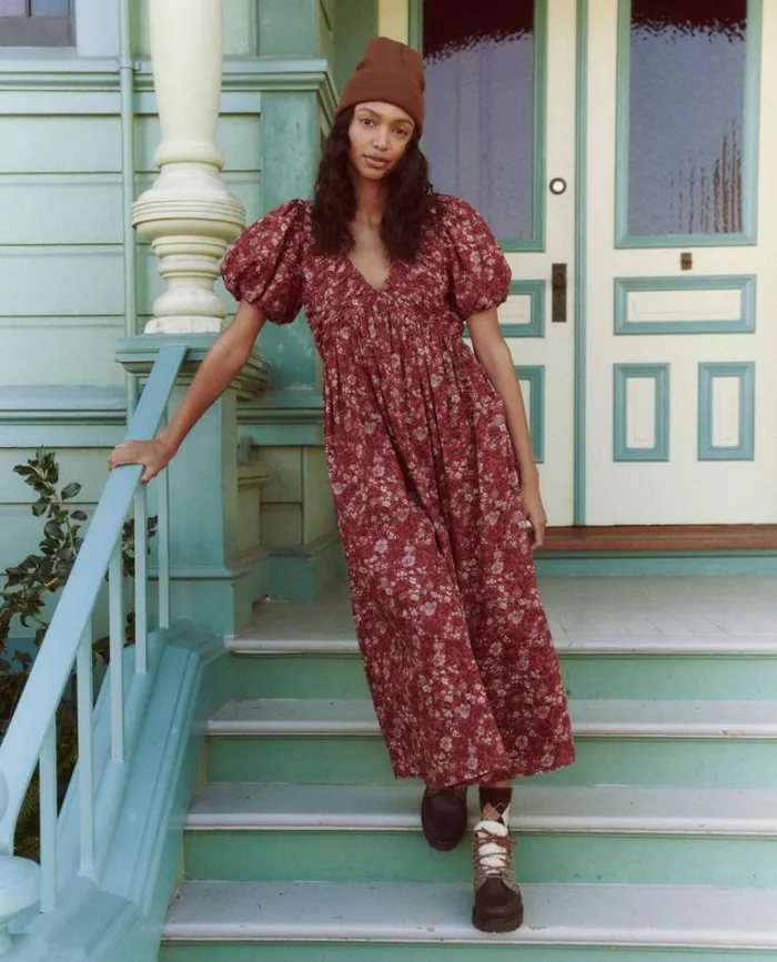 Dresses Women039s The Great The Gallery Dress Spice Mesa Floral