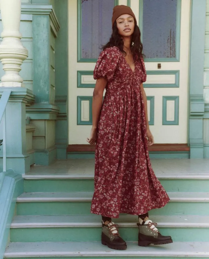 Dresses Women039s The Great The Gallery Dress Spice Mesa Floral