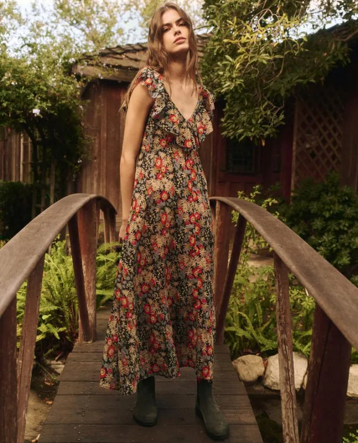 Dresses Women039s The Great The Geranium Dress Twilight Floral