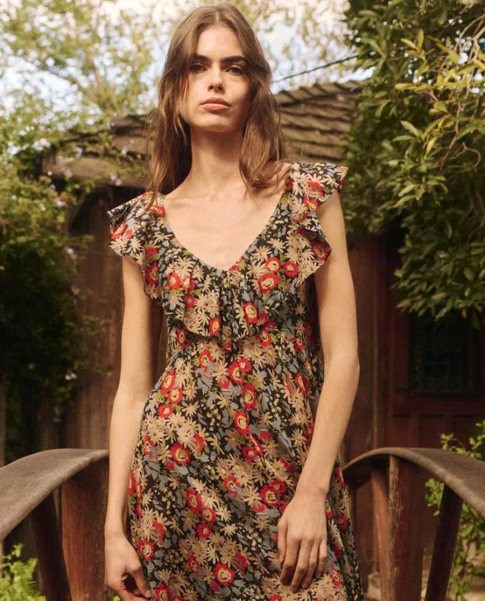 Dresses Women039s The Great The Geranium Dress Twilight Floral