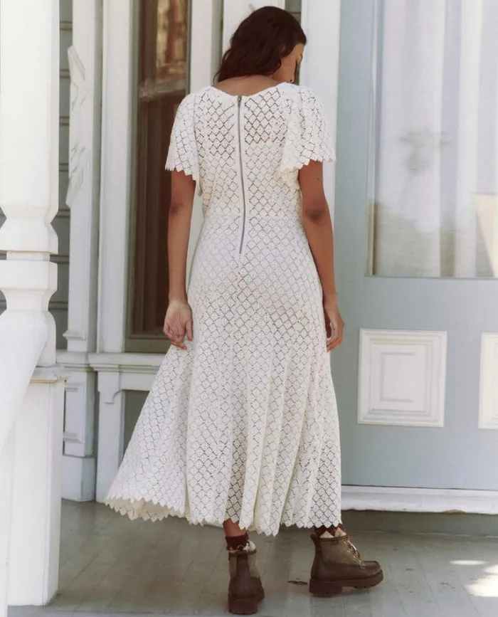 Dresses Women039s The Great The Harmony Dress Cream