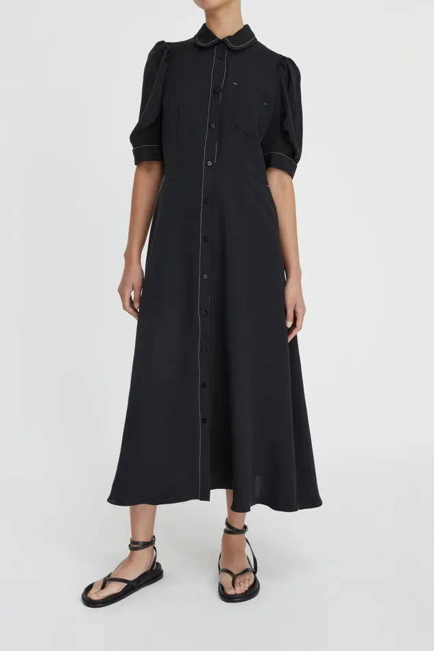 Dresses Women Lee Mathews Cassini Short Sleeve Dress Dresses Women Lee Mathews Cassini Short Sleeve Dress