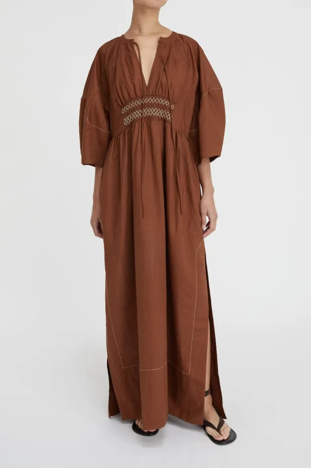 Dresses Women Lee Mathews Celeste Smocked Dress