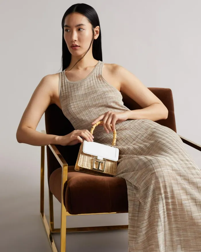 Easy Fit Maxi Dress Natural Women Ted Baker Dresses