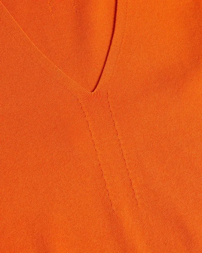 Engineered Knit Top Pale Orange Women Ted Baker Clothing Engineered Knit Top Pale Orange Women Ted Baker Clothing