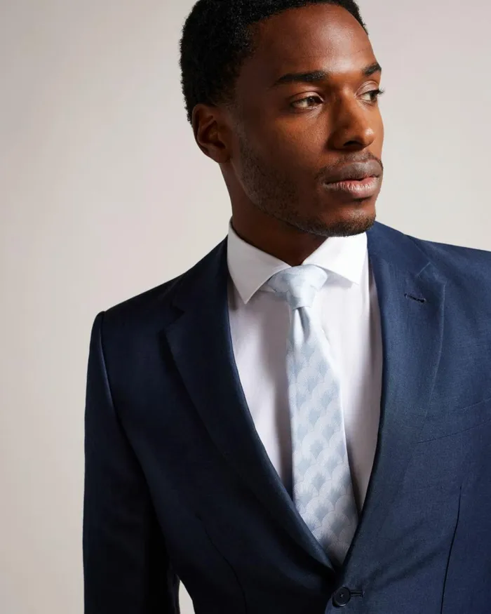 Fan Jacquard Tie Blue Men Ted Baker Ties and Bow Ties Fan Jacquard Tie Blue Men Ted Baker Ties and Bow Ties