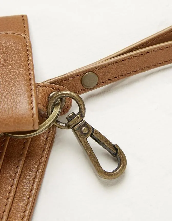 Fatface Bags and Purses 3In1 Leather Purse And Cardholder Tan 8211 Women