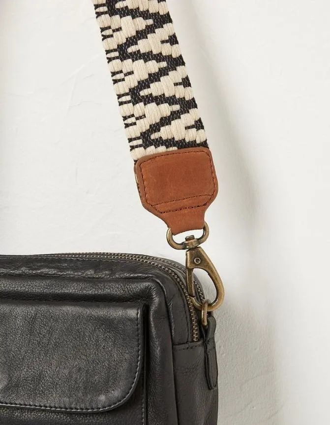 Fatface Bags and Purses Chevron Interchangable Strap Black 8211 Women