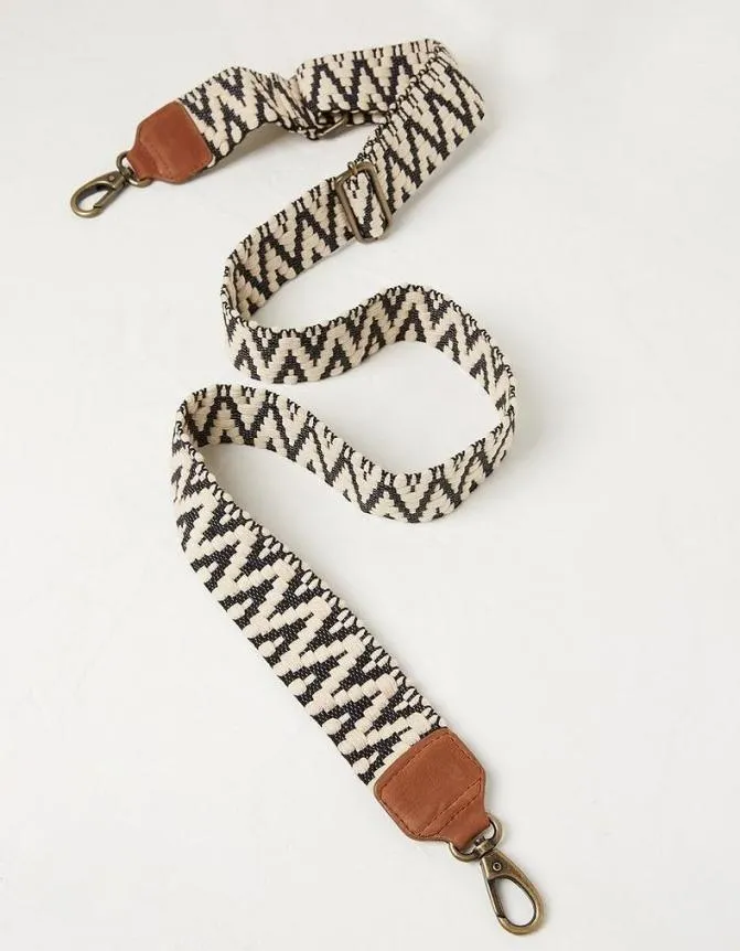 Fatface Bags and Purses Chevron Interchangable Strap Black 8211 Women