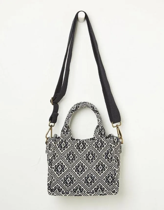 Fatface Bags and Purses Jaquard Mini Tote Bag Navy 8211 Women