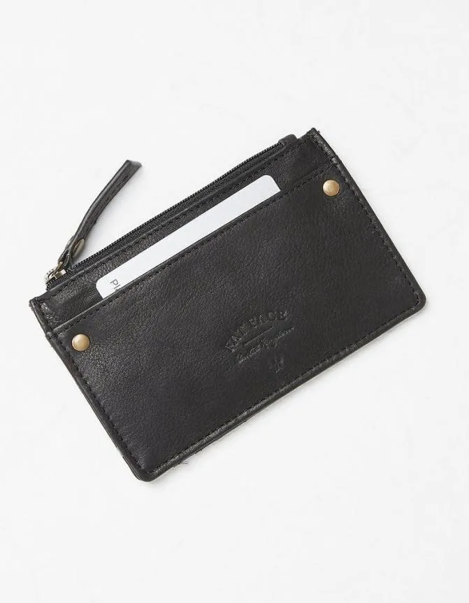 Fatface Bags and Purses Leather Large Cardholder Black 8211 Women