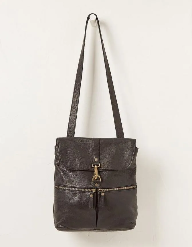 Fatface Bags and Purses Pia Multifunctional Leather Bag Black 8211 Women