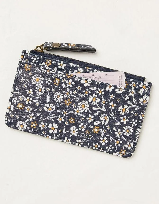 Fatface Bags and Purses Printed Cardholder Navy 8211 Women