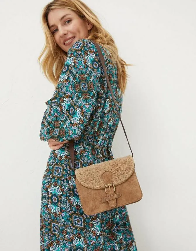 Fatface Bags and Purses The Avery Shearling Crossbody Bag Natural 8211 Women Fatface Bags and Purses The Avery Shearling Crossbody Bag Natural 8211 Women